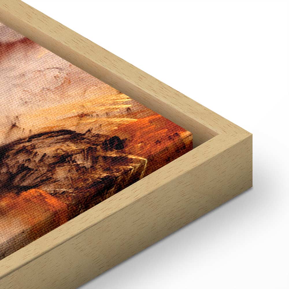 Canvas Print Fiery Abstract in Light Tones - Image 25