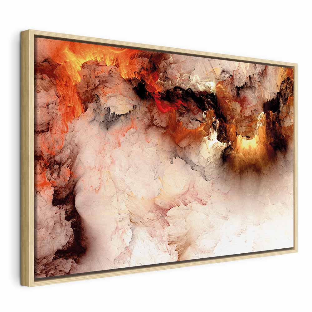 Canvas Print Fiery Abstract in Light Tones - Image 20