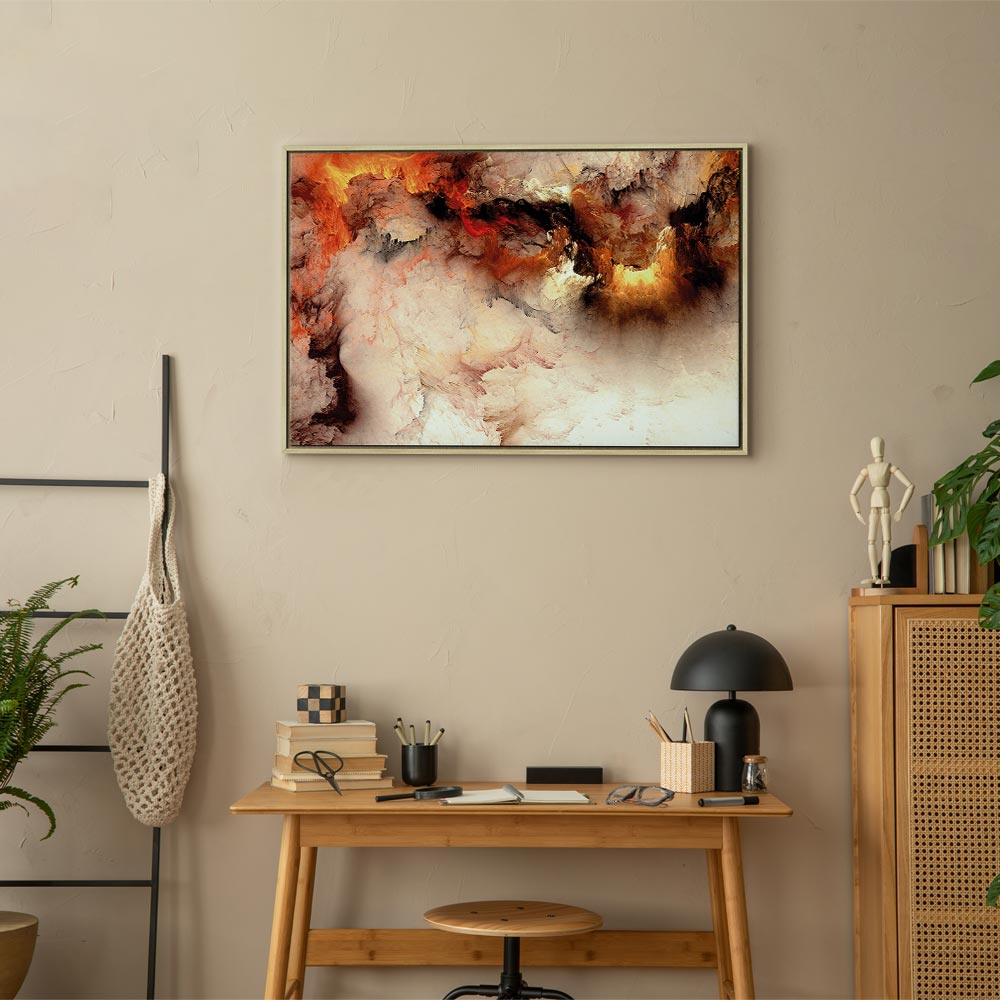 Canvas Print Fiery Abstract in Light Tones - Image 24