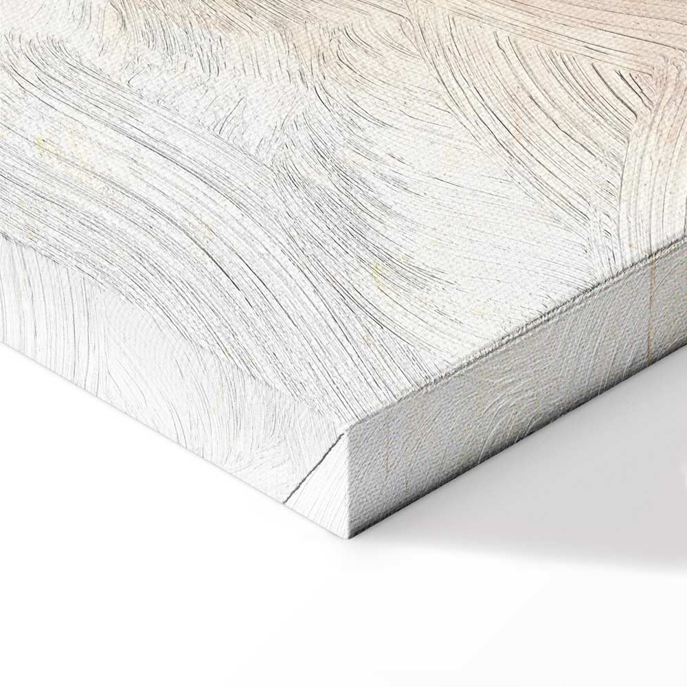 Canvas Print Fiery Abstract in Light Tones - Image 10