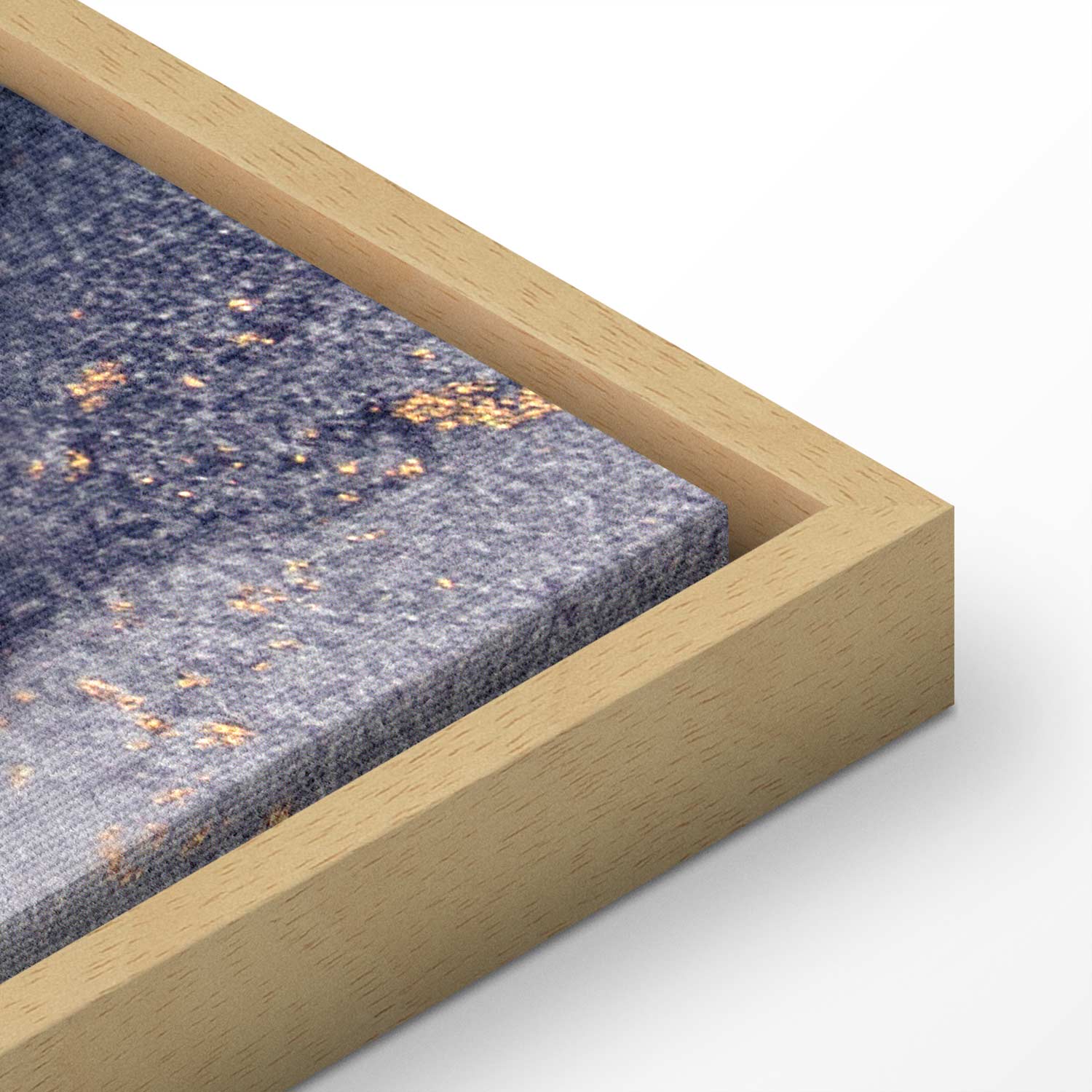 Canvas Print Navy Abstract with Gold - Image 21