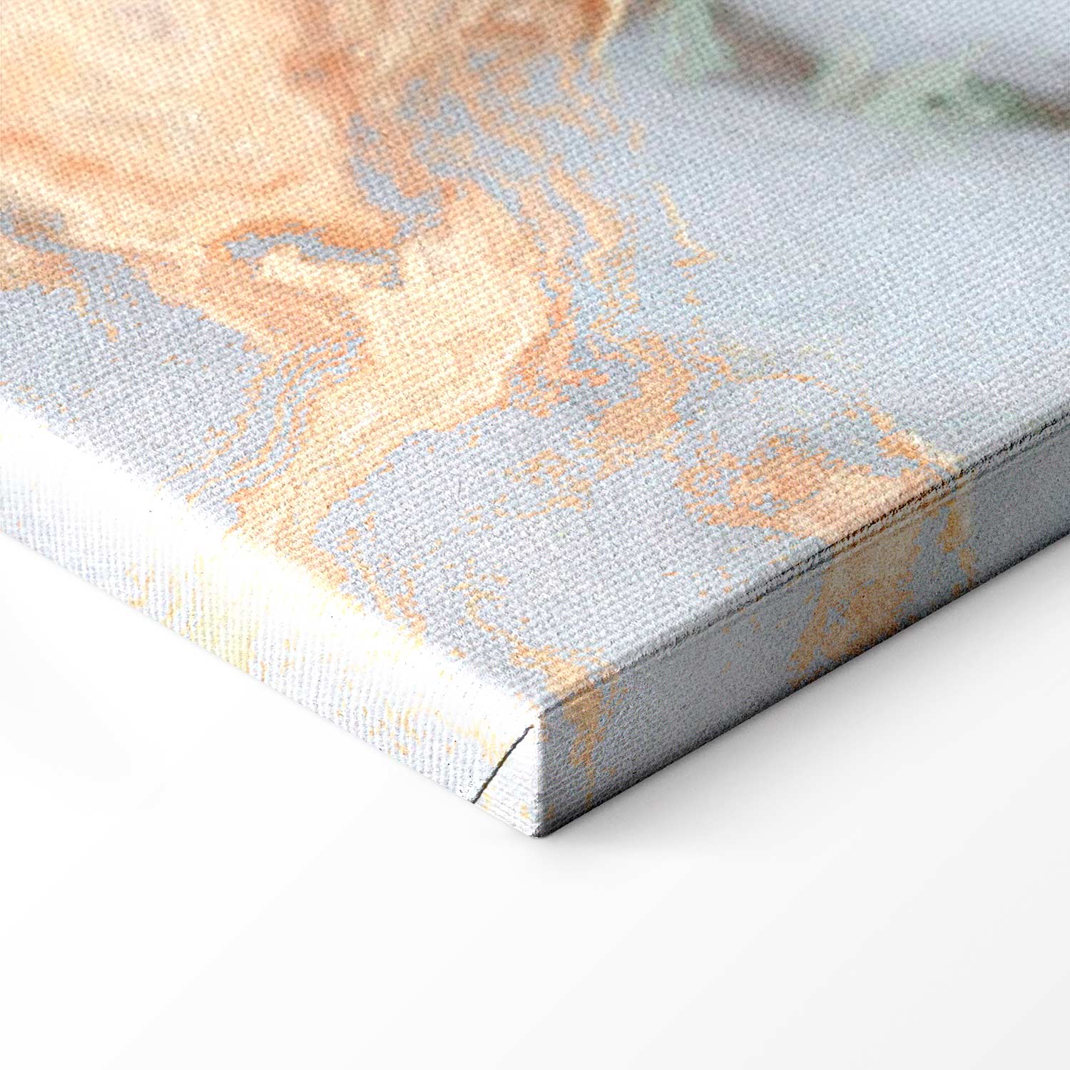 Canvas Print Light Marble with Golden Sheen - Image 8