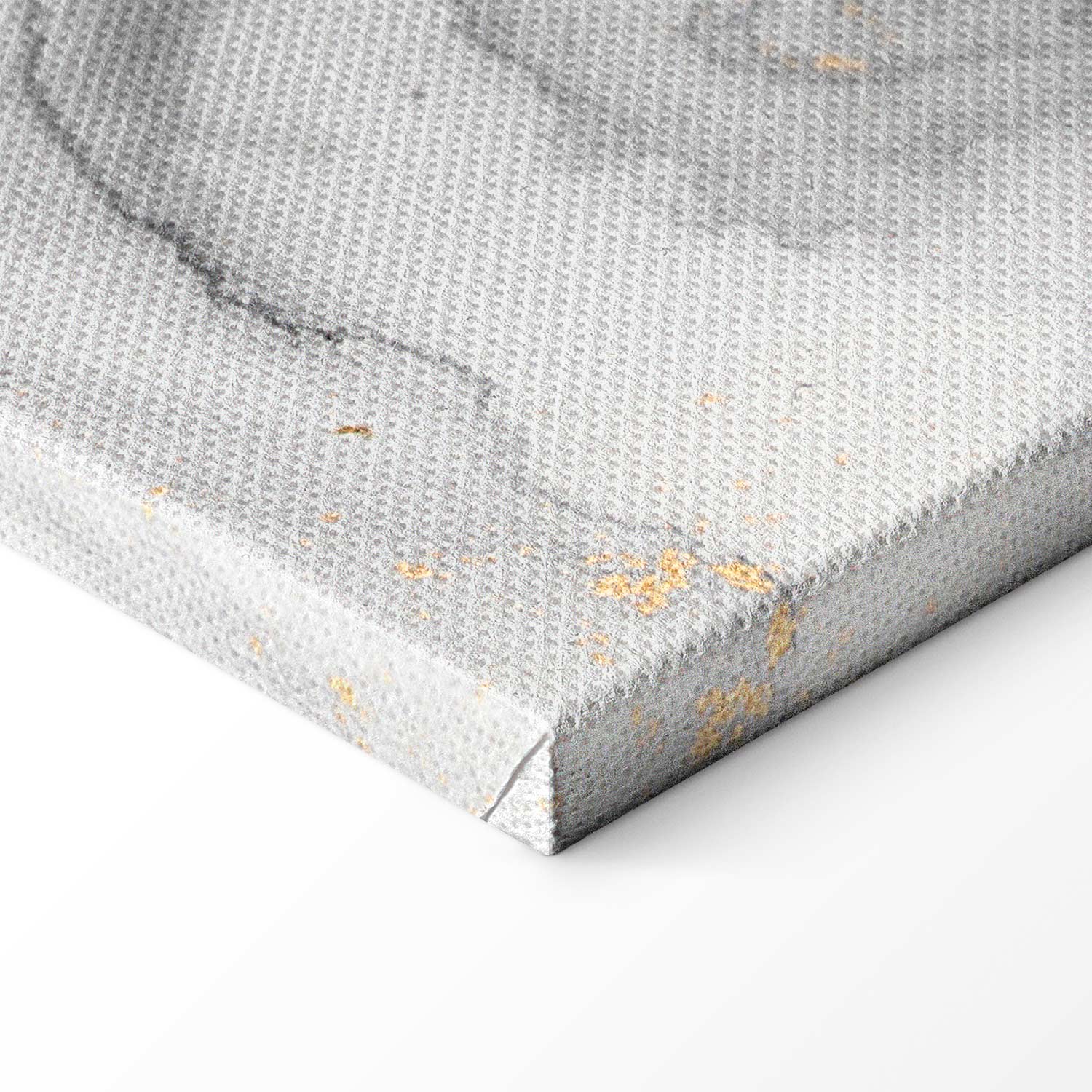 Canvas Print Black Abstract with Golden Accent - Image 9