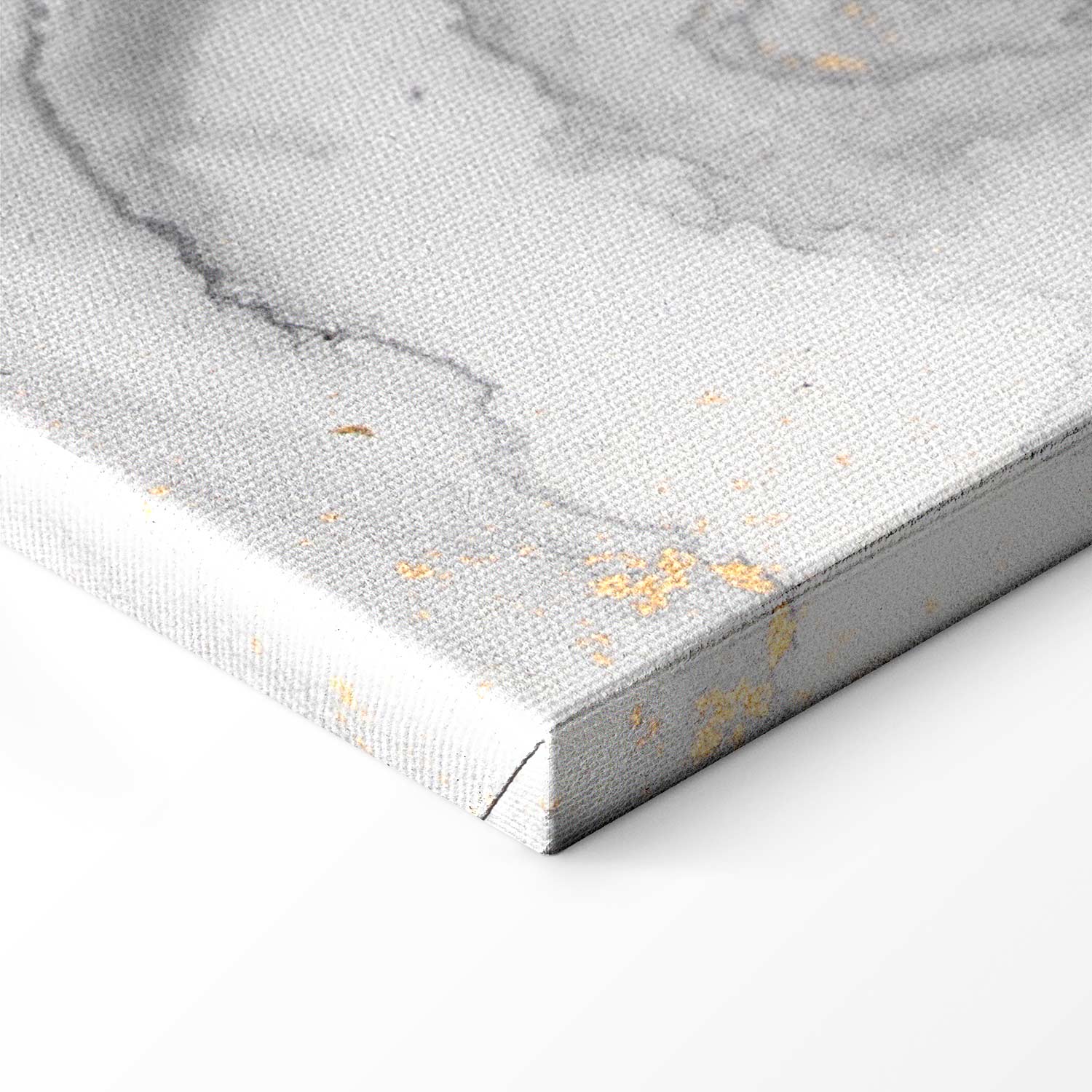 Canvas Print Black Abstract with Golden Accent - Image 8