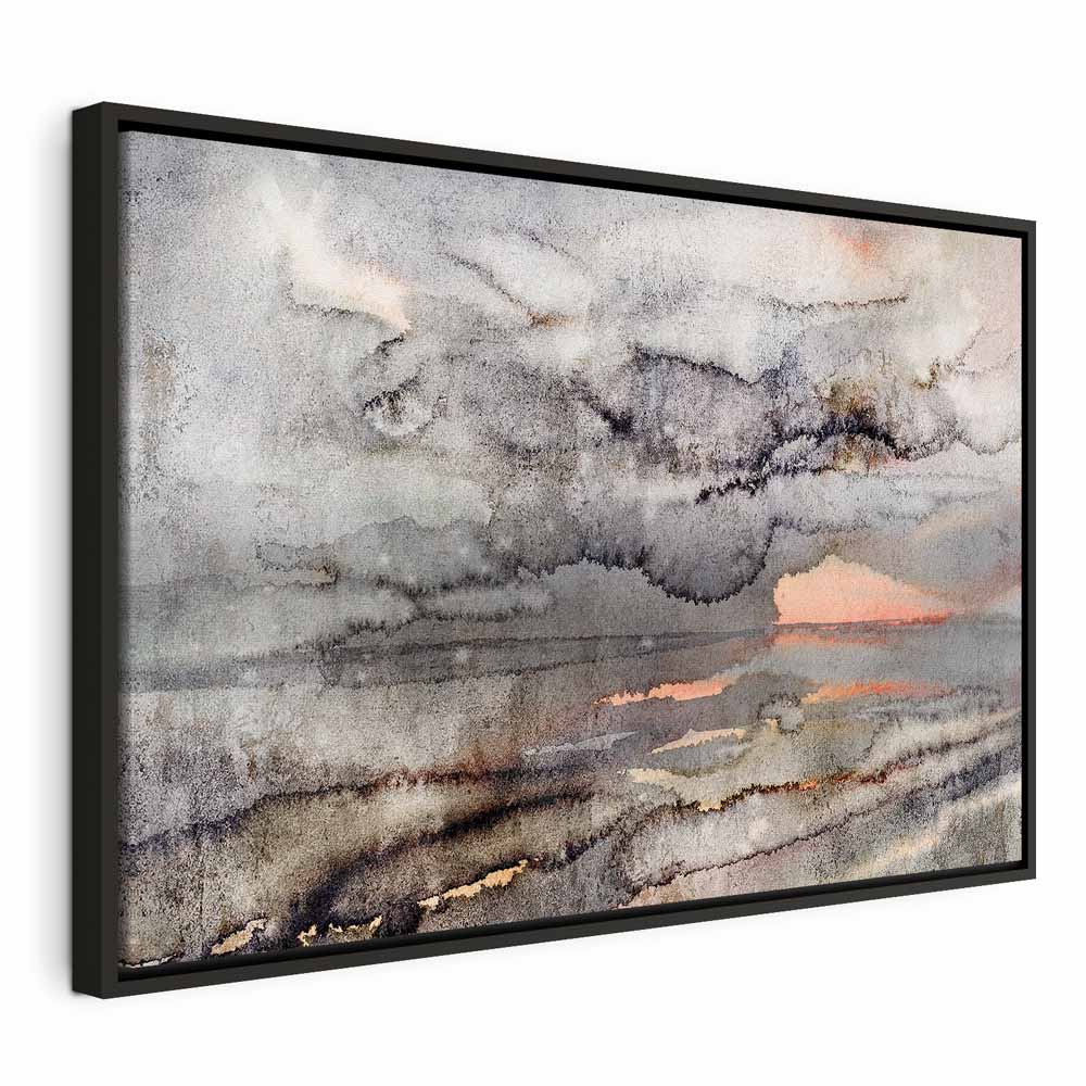 Canvas Print Calm Landscape in Watercolor Style - Image 14