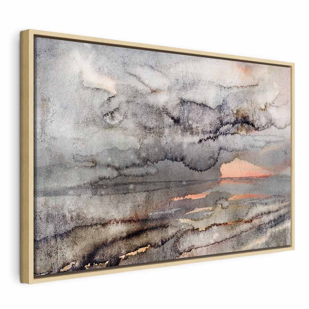 Canvas Print Calm Landscape in Watercolor Style - Image 20