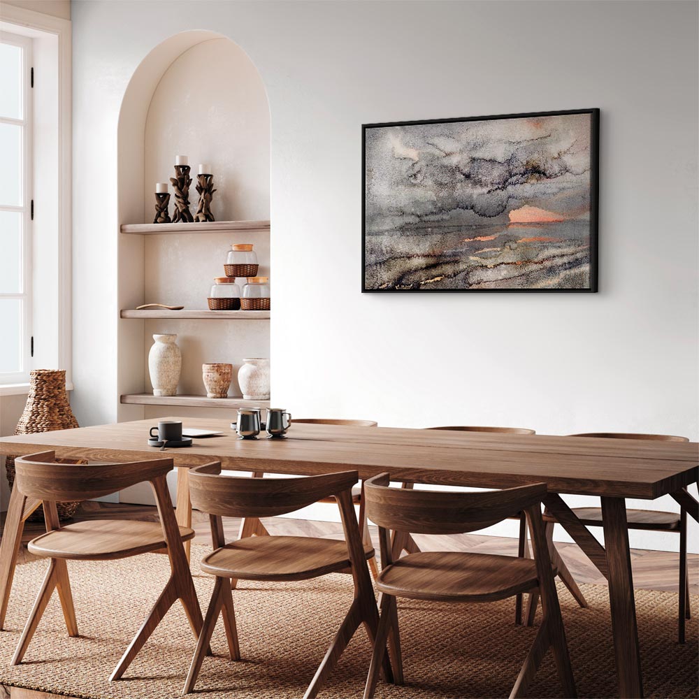 Canvas Print Calm Landscape in Watercolor Style - Image 18