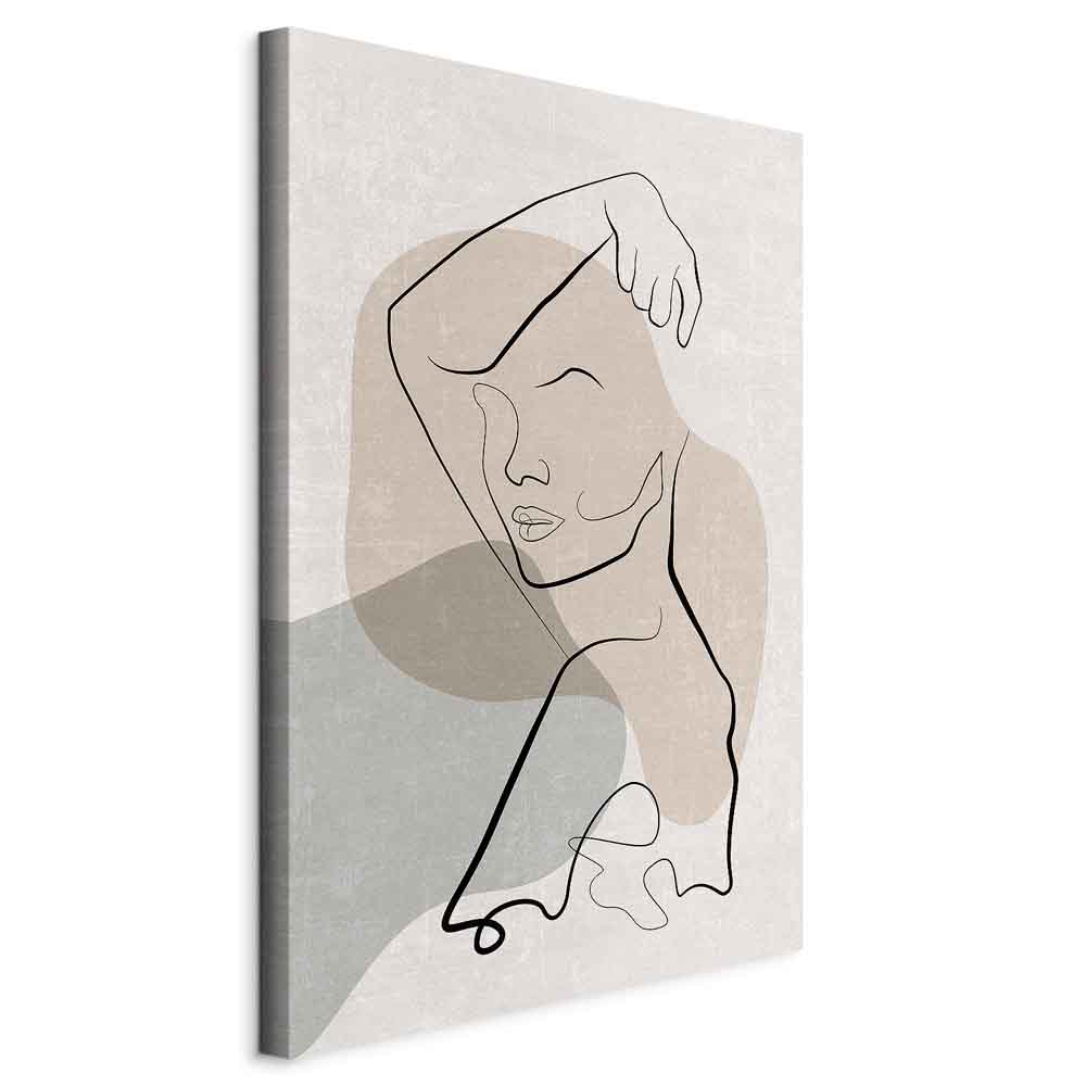 Canvas Print Minimalist Woman Line Art - Image 11