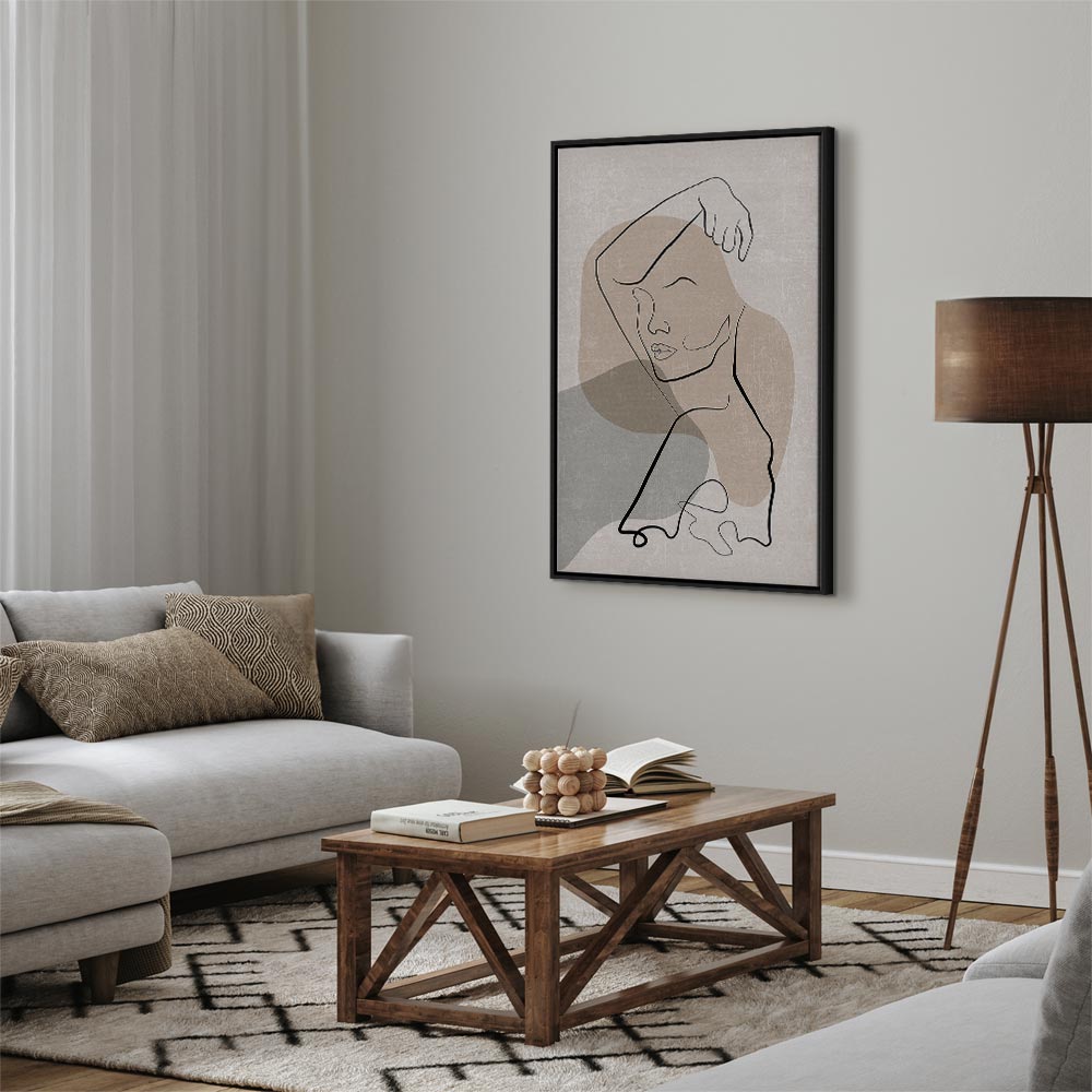 Canvas Print Minimalist Woman Line Art - Image 16