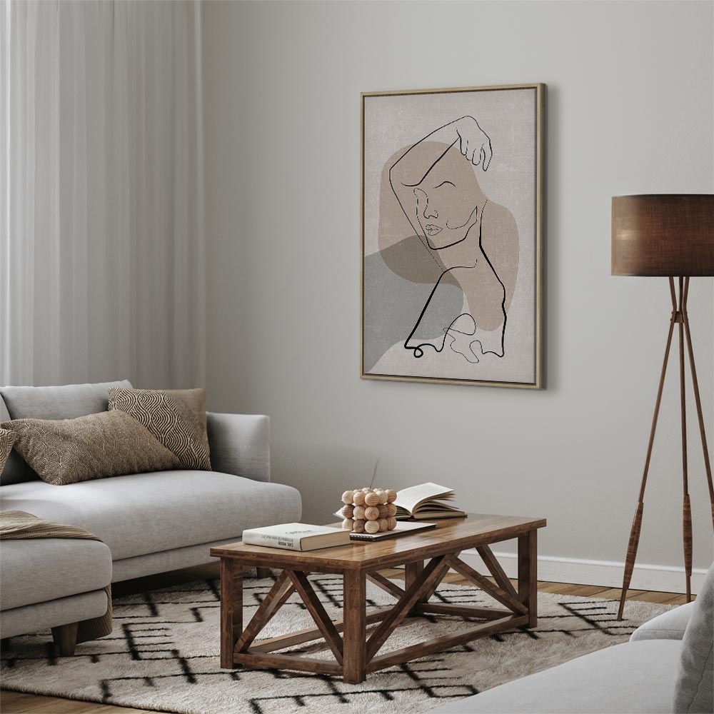 Canvas Print Minimalist Woman Line Art - Image 22