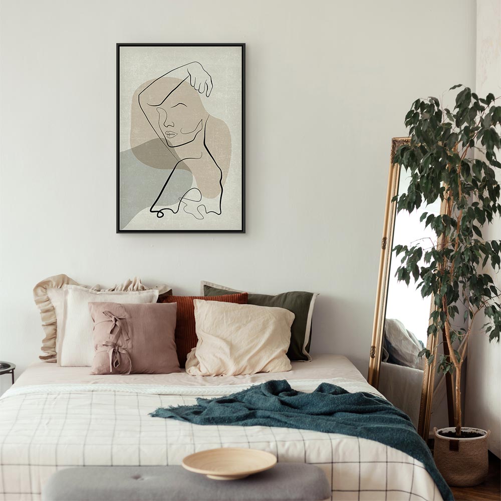 Canvas Print Minimalist Woman Line Art - Image 17