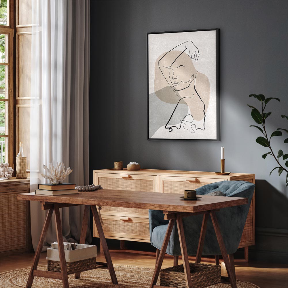 Canvas Print Minimalist Woman Line Art - Image 18