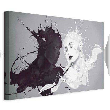 Canvas Print Sensual Encounter of Opposites