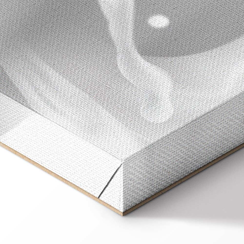 Canvas Print Kiss of Black and White - Image 6