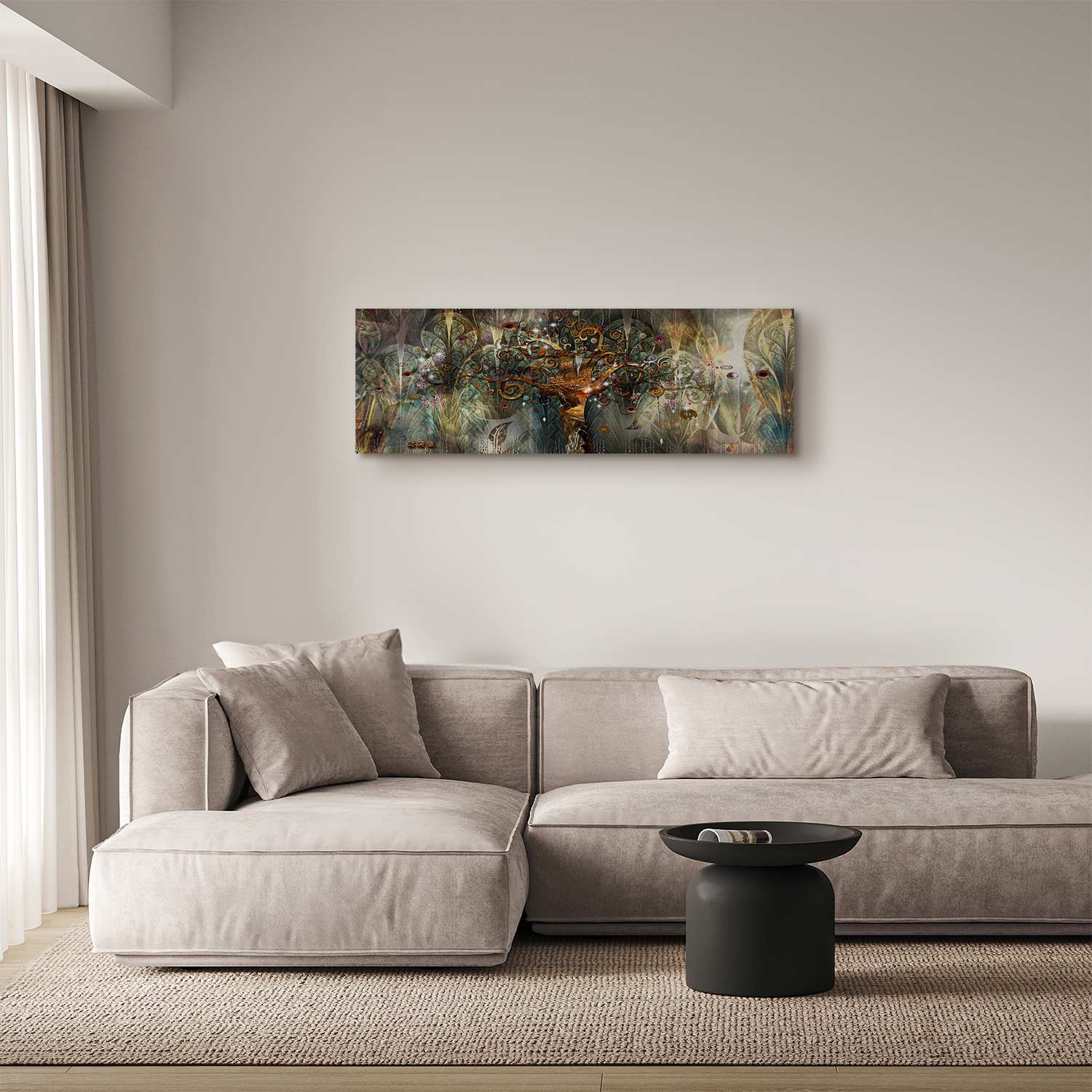 Wide Canvas Print Fantasy Tree of Dreams - Image 3