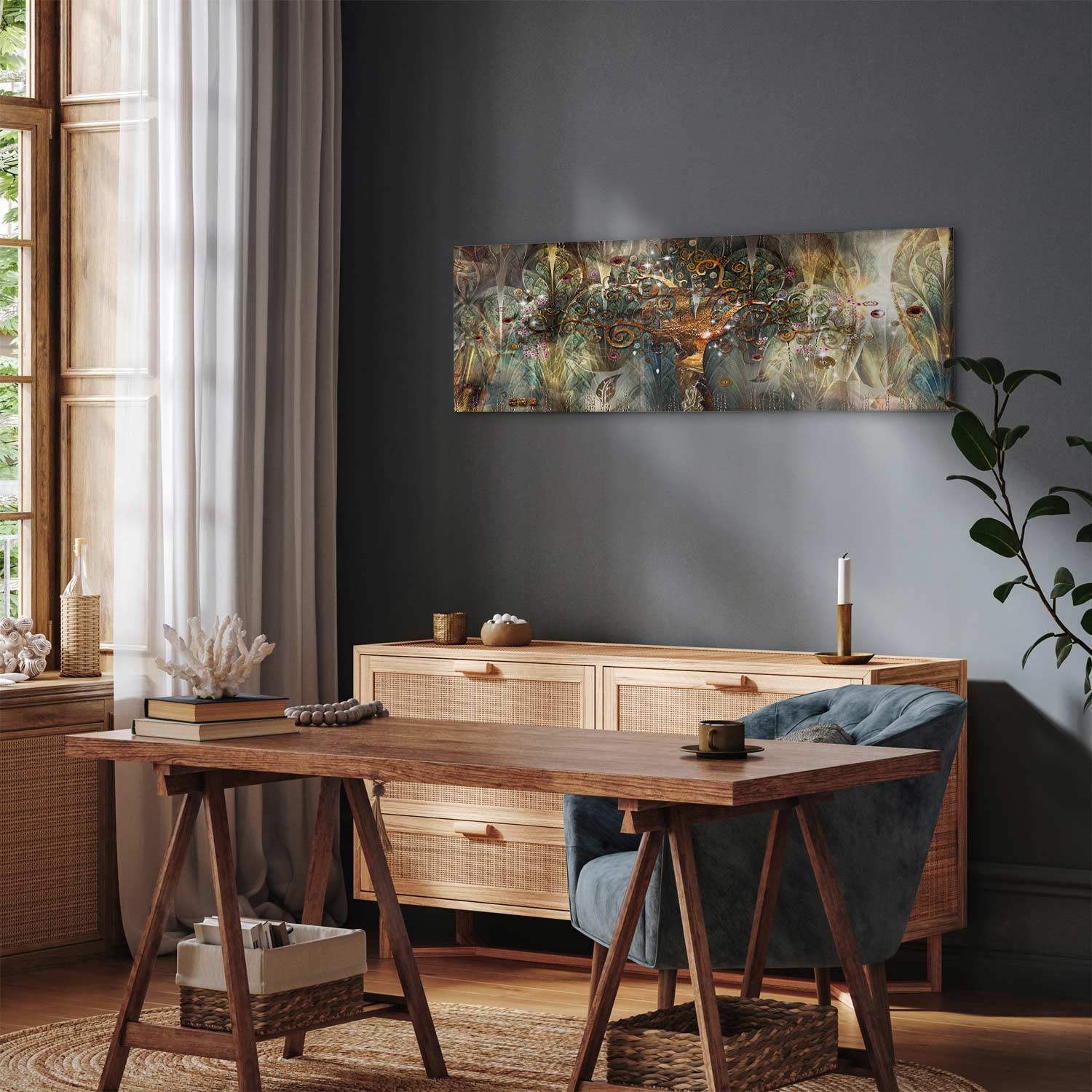 Wide Canvas Print Fantasy Tree of Dreams - Image 5