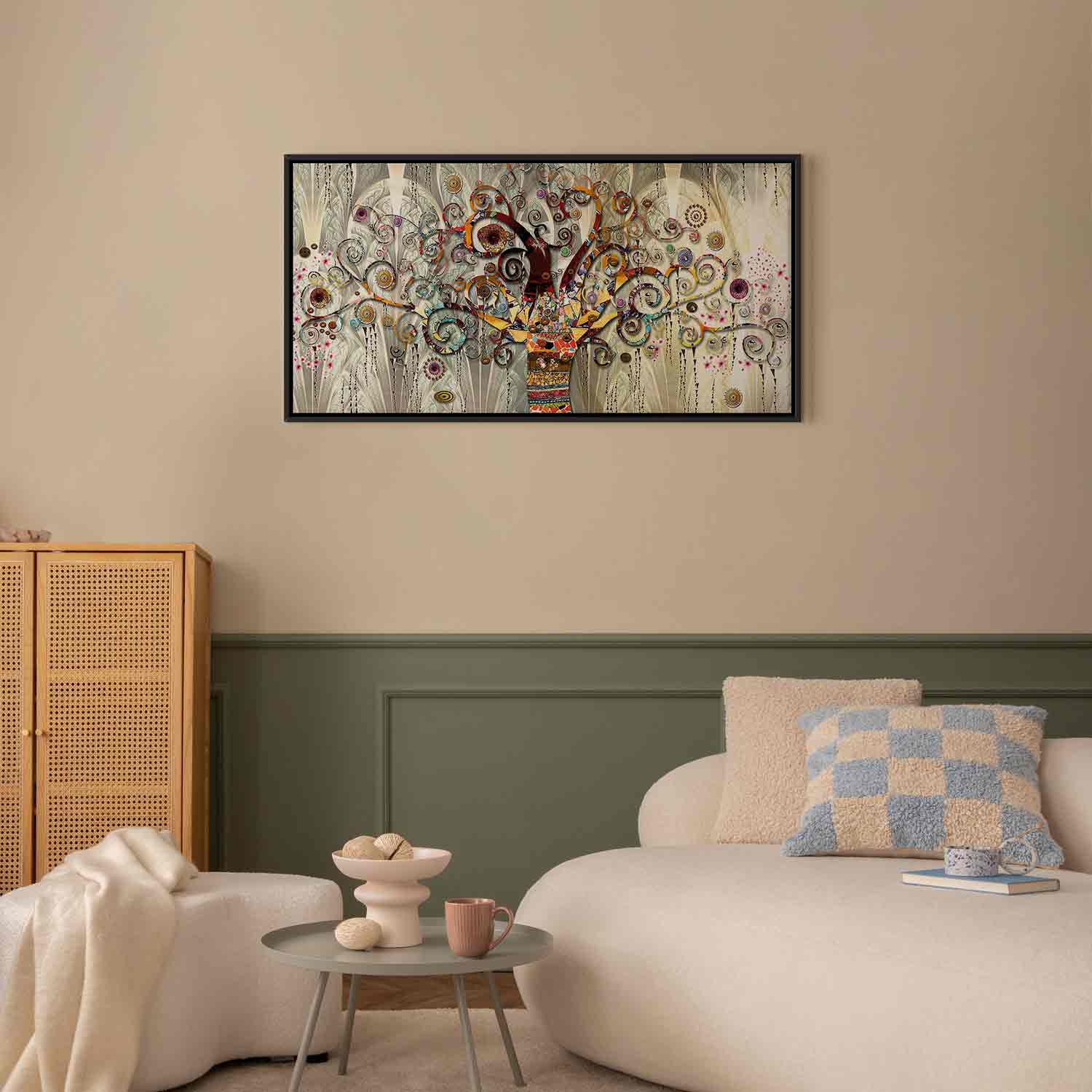 Wide Canvas Print Tree of Fantasy and Color - Image 16