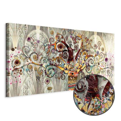 Wide Canvas Print Tree of Fantasy and Color
