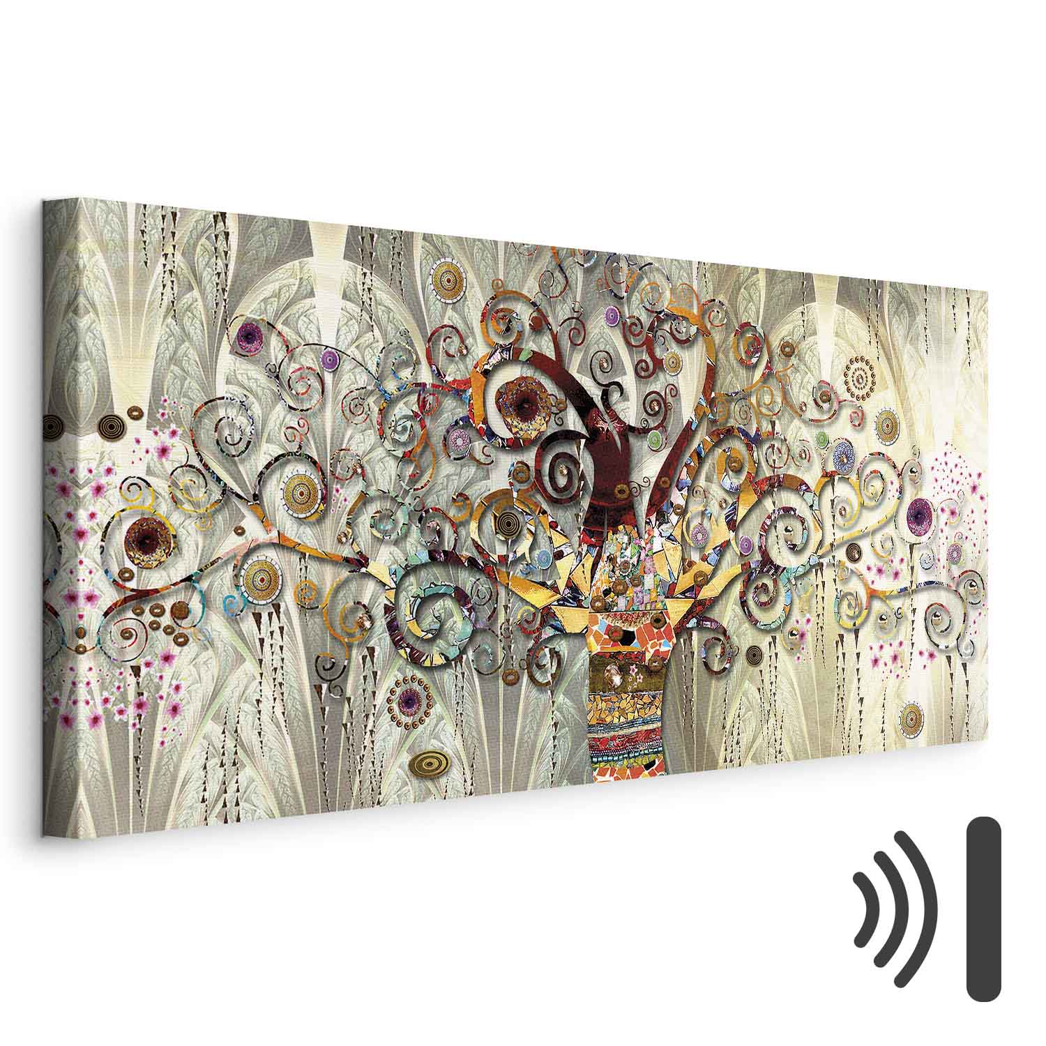 Wide Canvas Print Tree of Fantasy and Color - Image 12