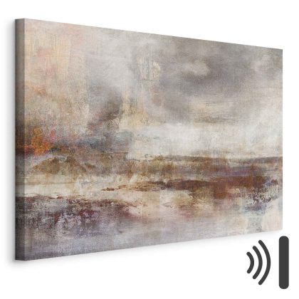 Canvas Art Painterly Mist Over the Horizon