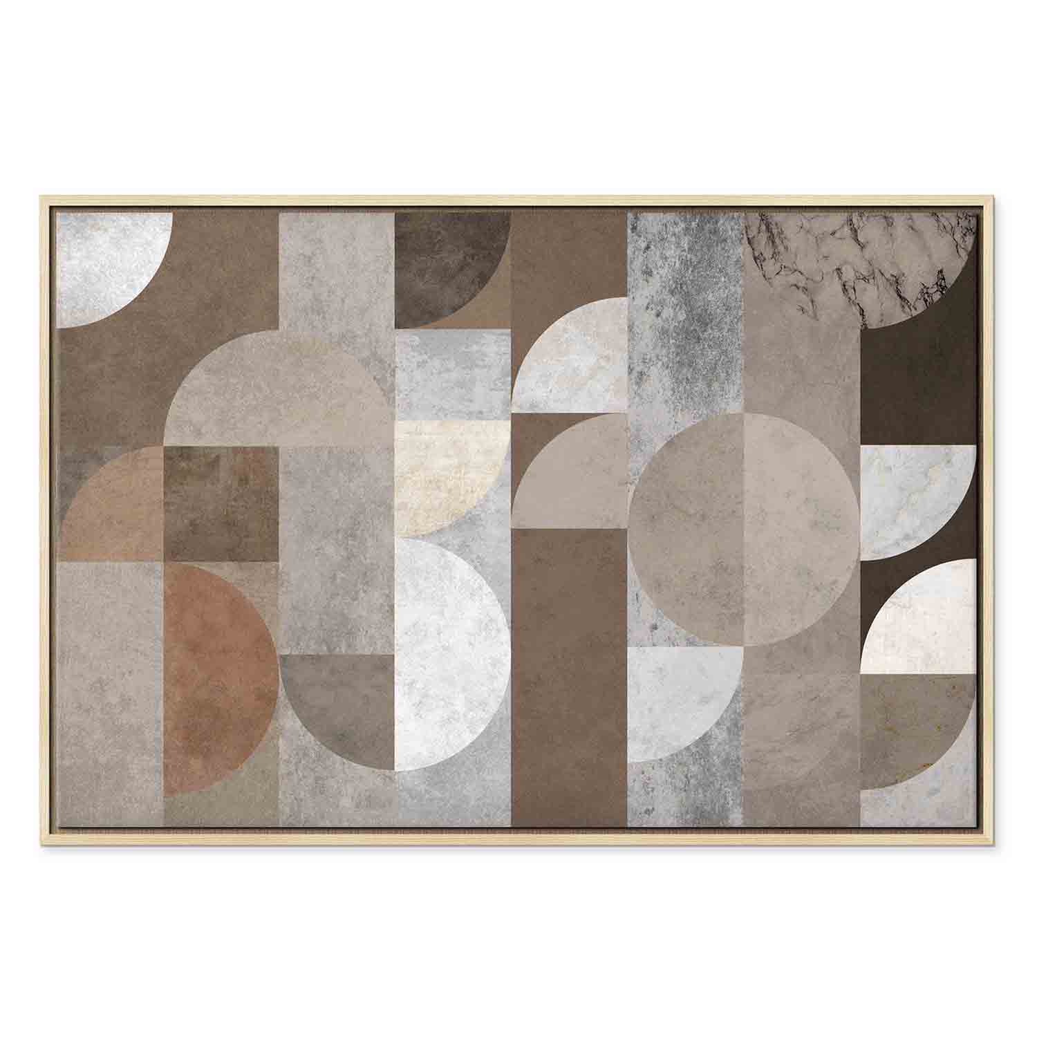 Canvas Art Geometric Harmony in Beige - Image 21