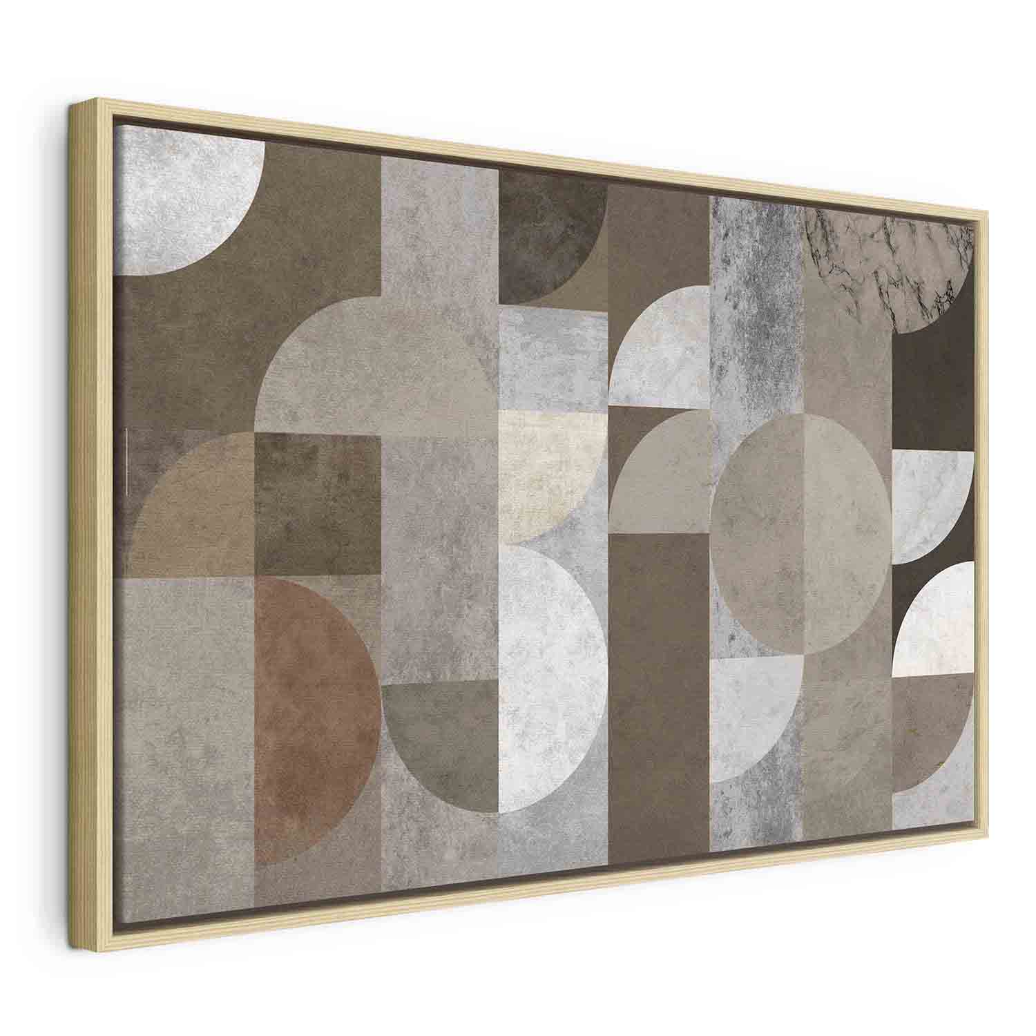 Canvas Art Geometric Harmony in Beige - Image 20