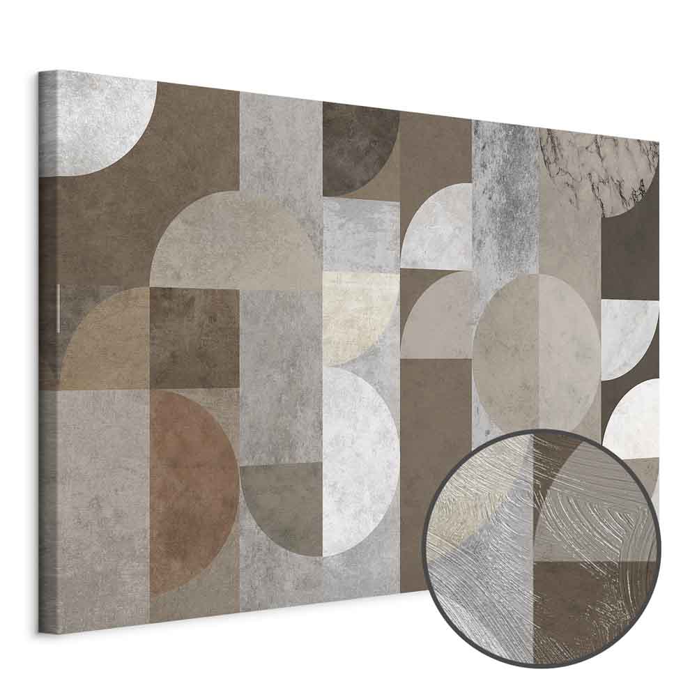 Canvas Art Geometric Harmony in Beige - Image 9