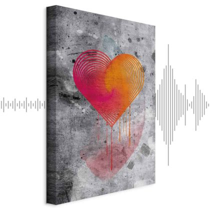 Canvas Art Artistic Symbol of Love