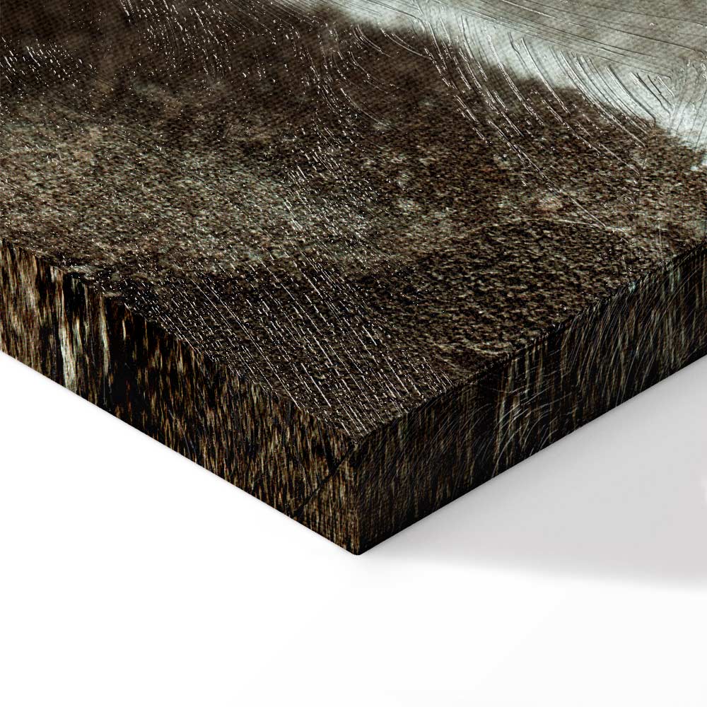 Canvas Art Moon and Coast in Artistic Texture - Image 10