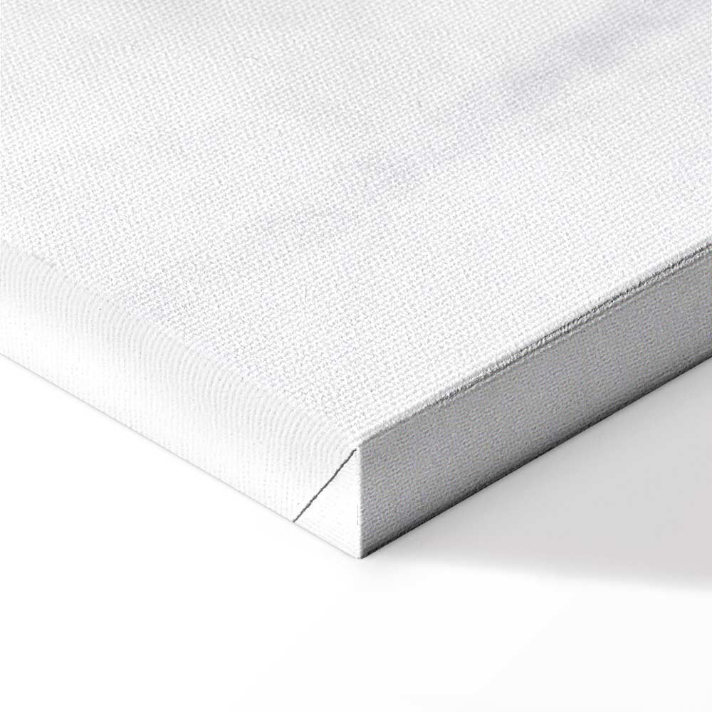 Canvas Print Misty Forest with Birds in Grey Tones - Image 12