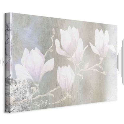 Canvas print Pastel magnolias in the light