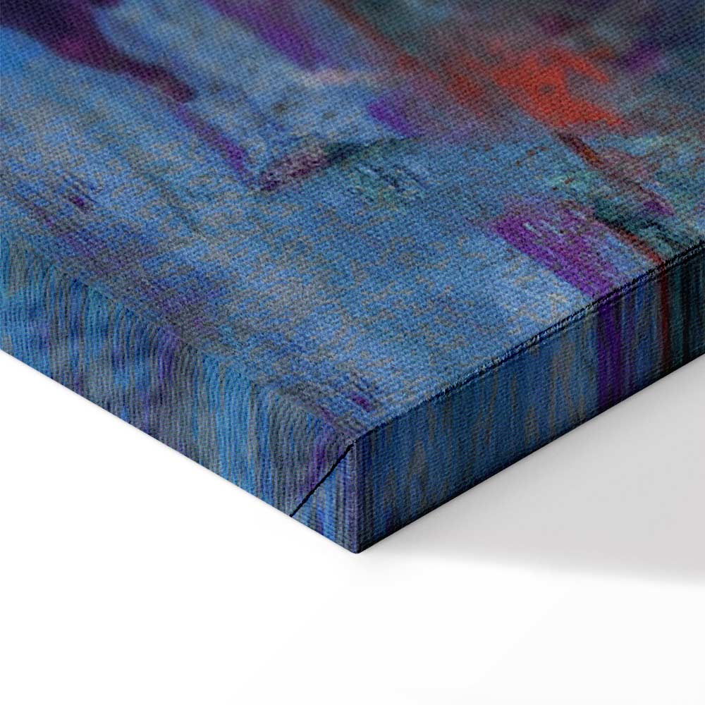 Canvas Print Tree with a Golden Crown by the Water - Image 12