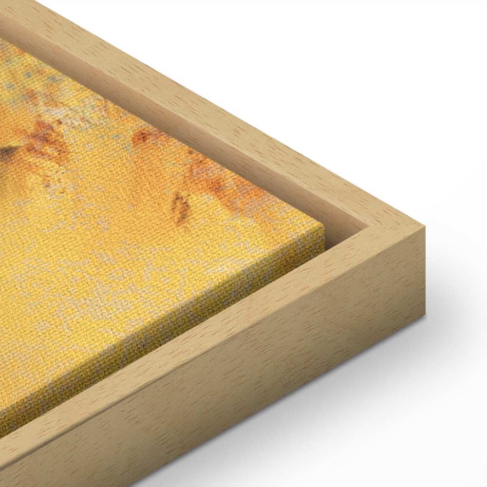 Canvas Print Tree with a Golden Crown by the Water - Image 25