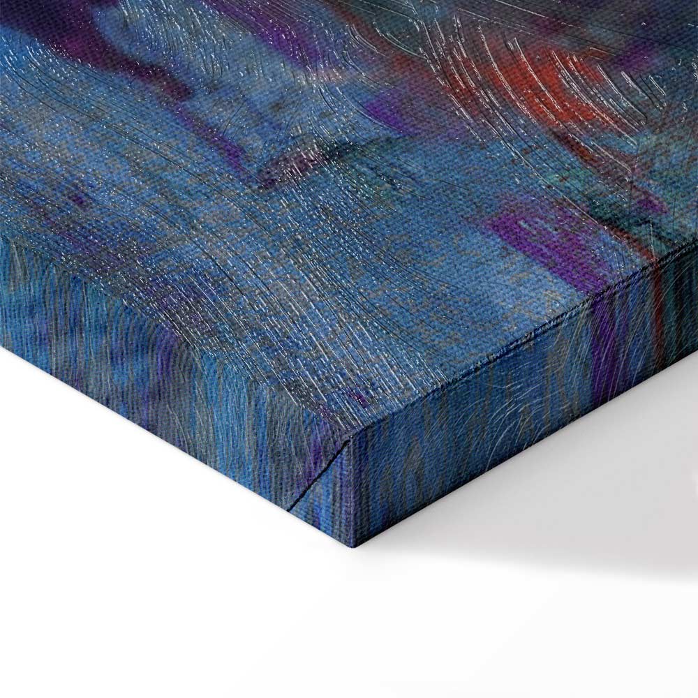 Canvas Print Tree with a Golden Crown by the Water - Image 10