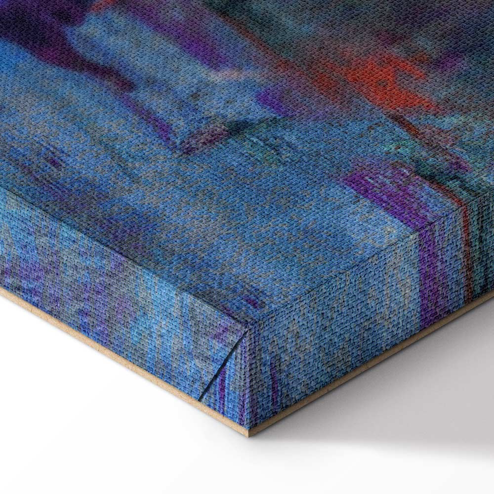 Canvas Print Tree with a Golden Crown by the Water - Image 6