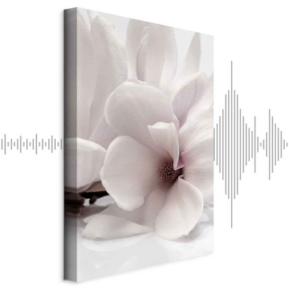 Canvas Print Magnolia in Bright Elegance