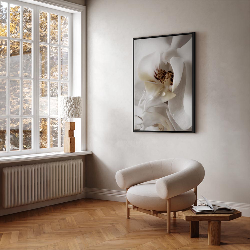 Canvas Print Orchid in Cream Harmony - Image 16