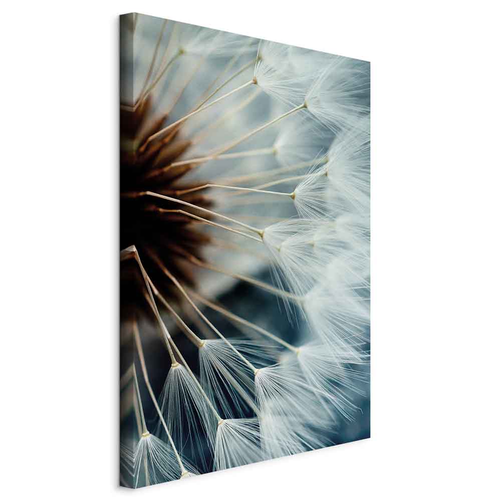 Canvas Print Dandelion Macro in Blue Tones - Image 11