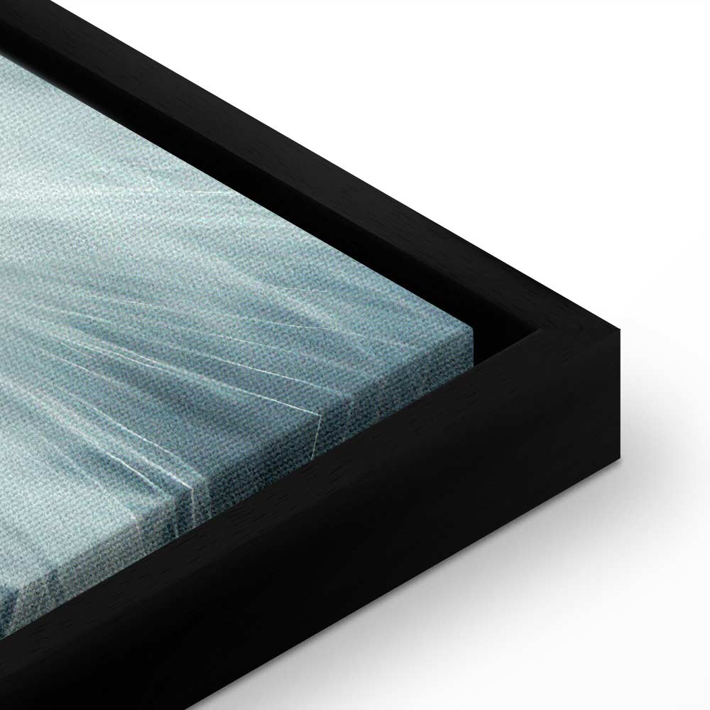 Canvas Print Dandelion Macro in Blue Tones - Image 19