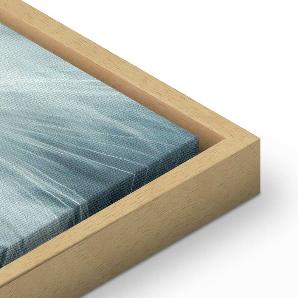 Canvas Print Dandelion Macro in Blue Tones - Image 25