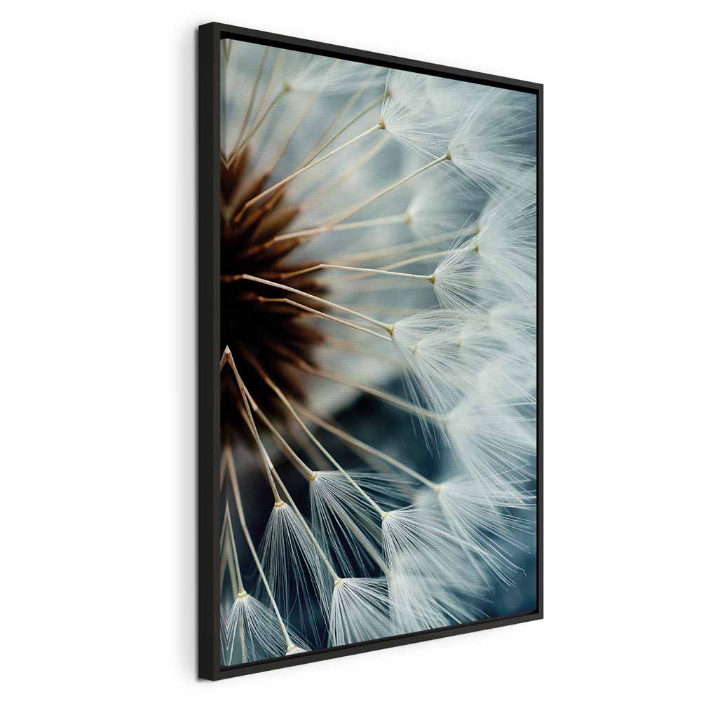 Canvas Print Dandelion Macro in Blue Tones - Image 14