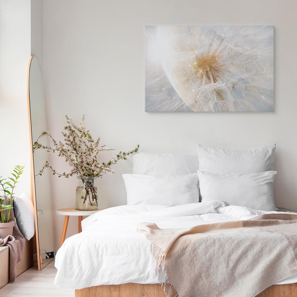 Canvas Print Dandelion in Pastel Light - Image 4