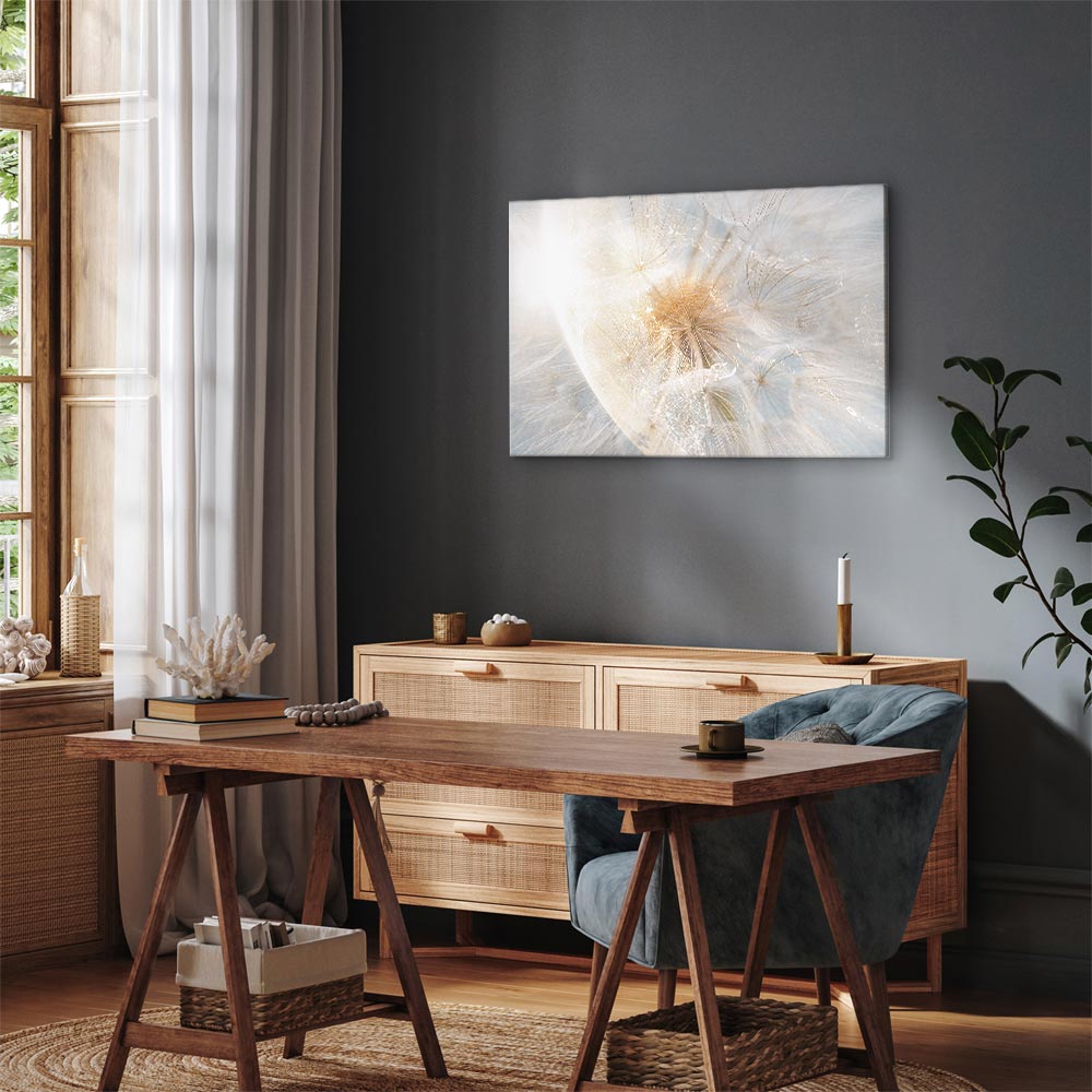 Canvas Print Dandelion in Pastel Light - Image 5