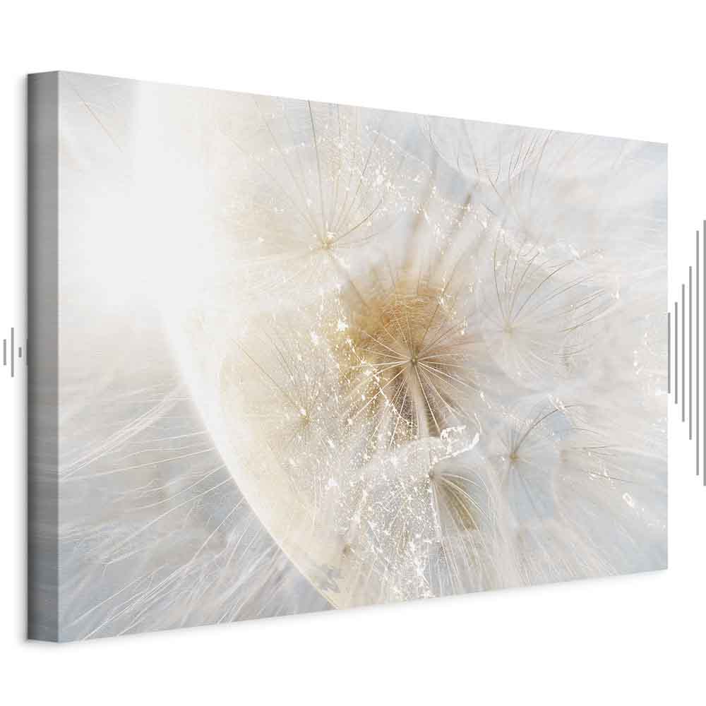 Canvas Print Dandelion in Pastel Light