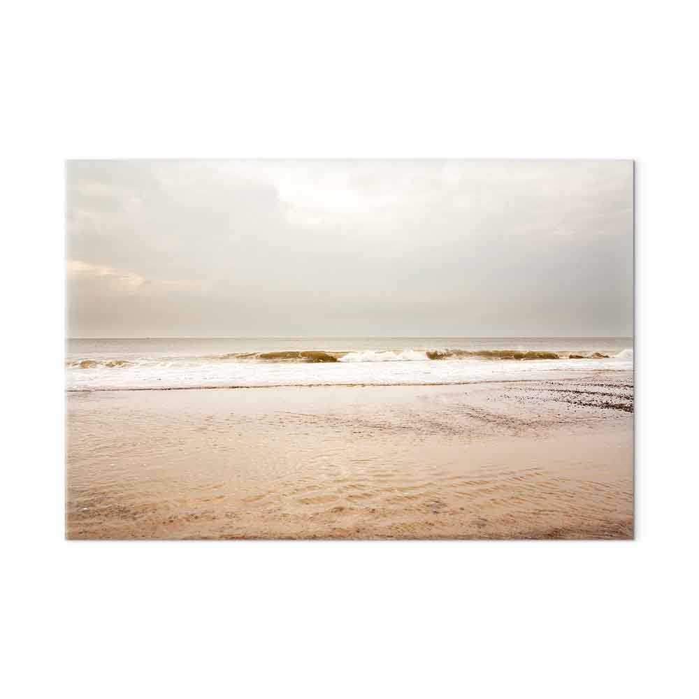 Canvas Print Calm Sea in a Light Colour Palette - Image 2