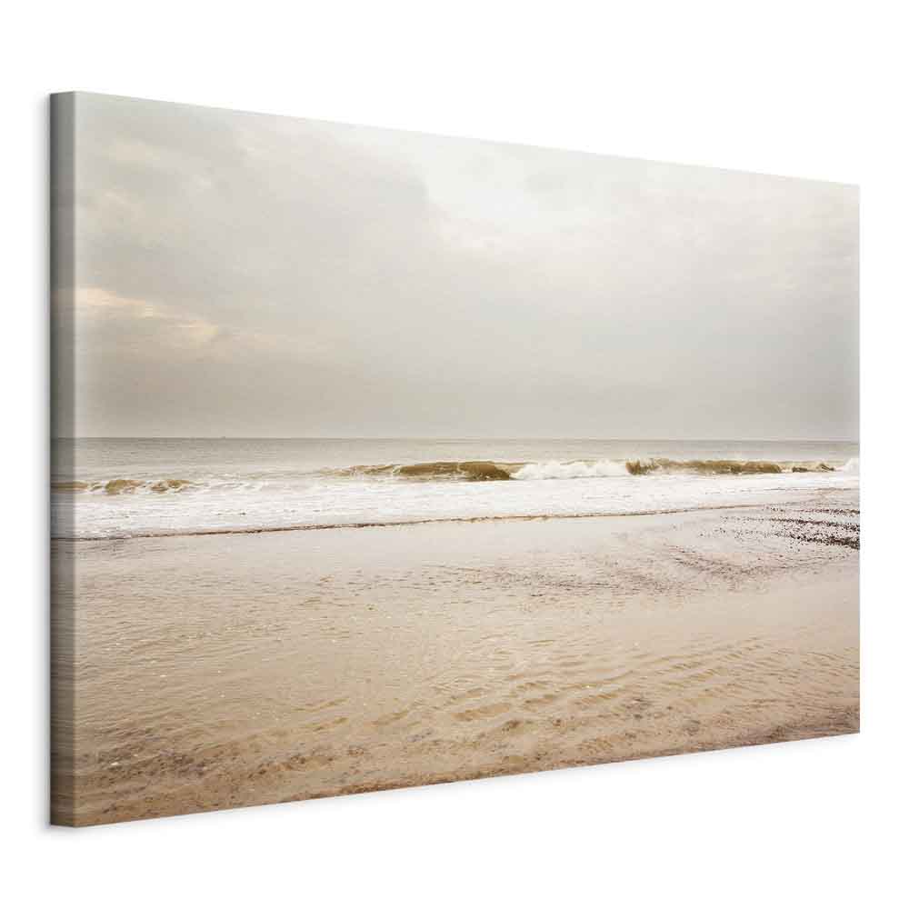 Canvas Print Calm Sea in a Light Colour Palette - Image 11