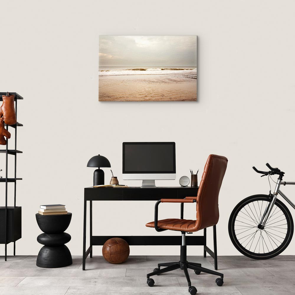 Canvas Print Calm Sea in a Light Colour Palette - Image 5