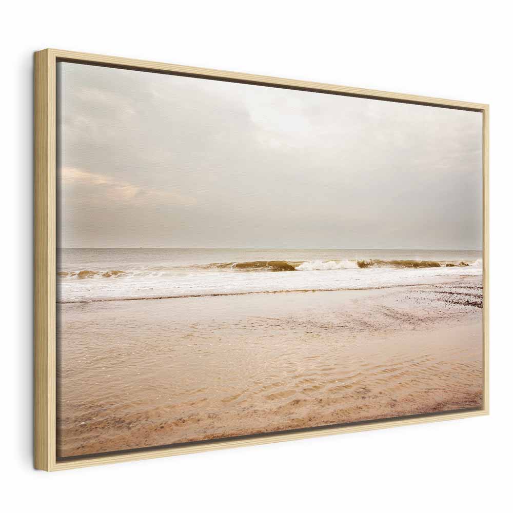 Canvas Print Calm Sea in a Light Colour Palette - Image 20