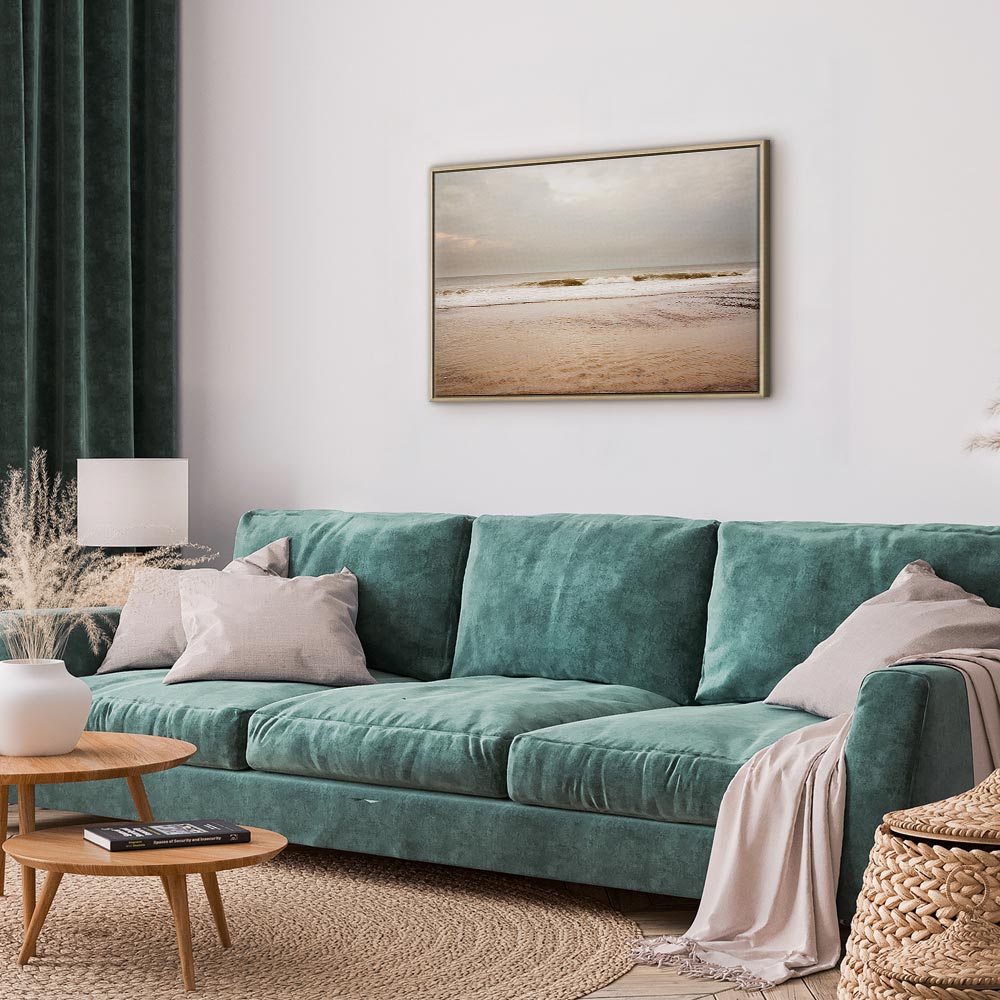 Canvas Print Calm Sea in a Light Colour Palette - Image 22