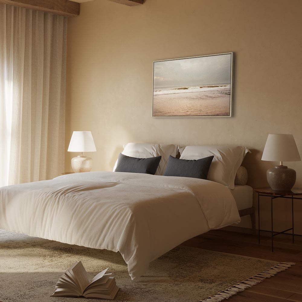 Canvas Print Calm Sea in a Light Colour Palette - Image 23